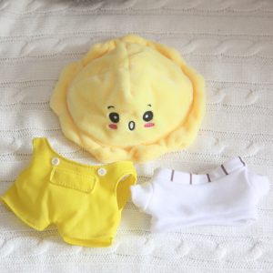 Plush Baby Doll Hat Clothes Pants 20cm Accessories - 图片 2