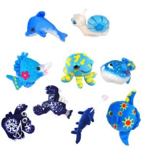 Creative Turtle Octopus Crab Lobster Simulation Mini Plush Toy - 图片 3