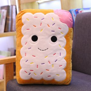 Cartoon Simulation Burger Fries Bread Ice Cream Plush Toy - 图片 5