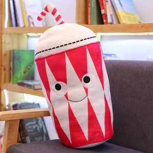 Cartoon Simulation Burger Fries Bread Ice Cream Plush Toy - 图片 6