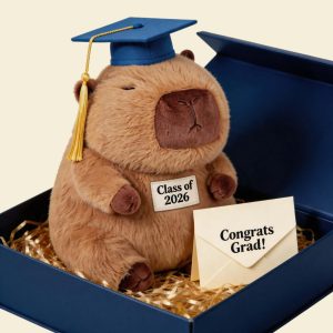 Graduation Capybara with customized decoration