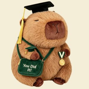 Graduation Capybara Stuffed Animal Toy