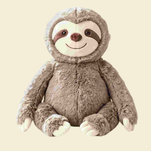 Weighted Stuffed Animals Sloth Plush, Heatable Coolable
